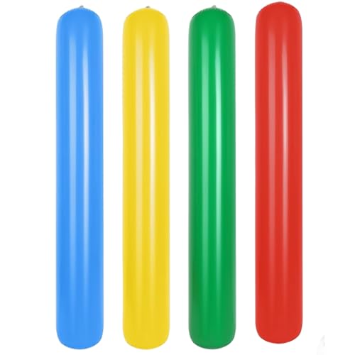 4pcs Poolnudeln, 41,3 Zoll farbenfrohe aufblasbare Poolnudle, Blasen riesige Schwimmstangen für Erwachsene Sommer im Freien Schwimmstrandparty, Strandspielzeug 4pcs Poolnudeln, 41,3 Zoll farbenfrohe aufblasbare Poolnudle, Blasen riesige Schwimmstangen für Erwachsene Sommer im Freien Schwimmstrandparty, Strandspielzeug von Pesoncarl
