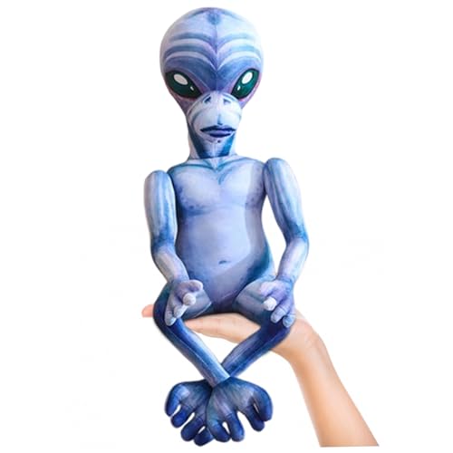 Alien Plüsch, 20 Zoll Flexible, weiches Alien gefülltes Tier, kuschelige hässliche Plüsch für Kinder Erwachsene Home Party, Blau, Plüschspielzeug Alien Plüsch, 20 Zoll Flexible, weiches Alien gefülltes Tier, kuschelige hässliche Plüsch für Kinder Erwachsene Home Party, Blau, Plüschspielzeug von Pesoncarl