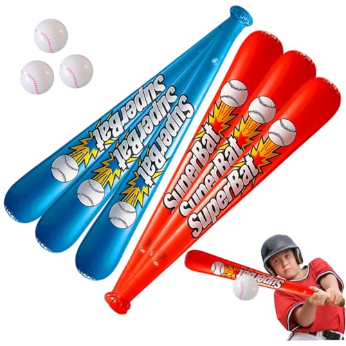 Aufblasbarer Baseballschläger und Ball 9PCs/Set Lebendiger, durchlaufsicherer aufblasbarer Fledermaus wiederverwendbarer Baseball für Strandpool -Outdoor -Party -Gefälligkeiten, Strandspielzeug Aufblasbarer Baseballschläger und Ball 9PCs/Set Lebendiger, durchlaufsicherer aufblasbarer Fledermaus wiederverwendbarer Baseball für Strandpool -Outdoor -Party -Gefälligkeiten, Strandspielzeug von Pesoncarl
