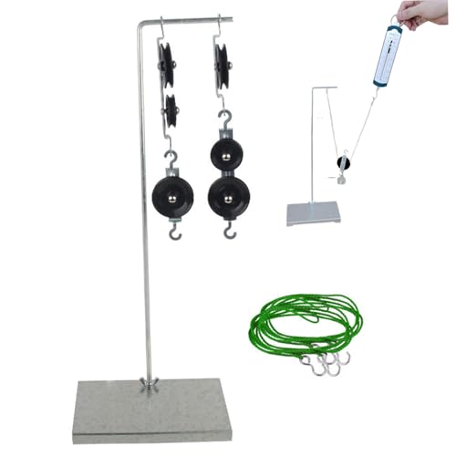 Blockset, Metal Physics Laboratory Science Kit, interaktive Bildungsscheibeblöcke mit Inhaber und Seil für Schüler im Klassenzimmerschüler von Pesoncarl