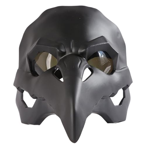 Crow Maske, Steampunk Pest Doctor Maske, langes Nasenschnabel Raven Cosplay für Halloween Party Maskerade Rollenspiele Geburtstagsgeschenke Crow Maske, Steampunk Pest Doctor Maske, langes Nasenschnabel Raven Cosplay für Halloween Party Maskerade Rollenspiele Geburtstagsgeschenke von Pesoncarl