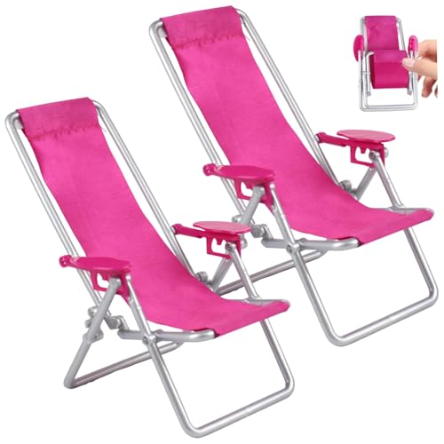 Dollhouse Beach Stuhl 2PCS Realistischer Faltbarer Puppenhaus -Stuhl mit Armlehnen Plastikminiaturpuppe für Dekorationen, Spielzeug Dollhouse Beach Stuhl 2PCS Realistischer Faltbarer Puppenhaus -Stuhl mit Armlehnen Plastikminiaturpuppe für Dekorationen, Spielzeug von Pesoncarl