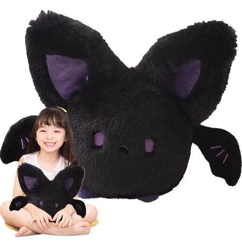 Fledermausplüsch 8 -Zoll -Baumwoll -Stofffledermaus süße Halloween -Plüsch mit großen Ohren und kleinen Flügel -Dekorationsspielzeugen für Halloween, Party, Zuhause, Bett, Sofa, Schwarz, Spielzeug Fledermausplüsch 8 -Zoll -Baumwoll -Stofffledermaus süße Halloween -Plüsch mit großen Ohren und kleinen Flügel -Dekorationsspielzeugen für Halloween, Party, Zuhause, Bett, Sofa, Schwarz, Spielzeug von Pesoncarl