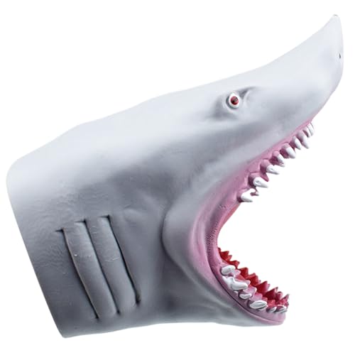 Haipuppen -Realistik & gruselige Tierhandpuppen mit scharfen Zähnen für Kinder Erwachsene weiche Gummi -Tier -Handpuppen für Zuhause, Kindergarten, Geschichtenerzählen, Streich, Grau, Spielzeug Haipuppen -Realistik & gruselige Tierhandpuppen mit scharfen Zähnen für Kinder Erwachsene weiche Gummi -Tier -Handpuppen für Zuhause, Kindergarten, Geschichtenerzählen, Streich, Grau, Spielzeug von Pesoncarl