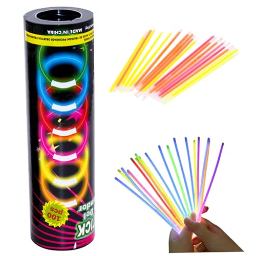 Lichtstock, Glühstangen, 100pcs 8 -Zoll -Glühstangen für Kinder Erwachsene, Flexible Glühstangen, langlebig in der dunklen Party -Gefälligkeiten für Neon -Party -Glühhalsketten und Armbänder Lichtstock, Glühstangen, 100pcs 8 -Zoll -Glühstangen für Kinder Erwachsene, Flexible Glühstangen, langlebig in der dunklen Party -Gefälligkeiten für Neon -Party -Glühhalsketten und Armbänder von Pesoncarl