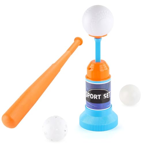 Pesoncarl 1 Set Pop-up Baseball Trainer mit Ball & Bat, halbautomatischer Baseballwerfer für Kleinkinder Kindergeburtstagsgeschenke, Outdoor Garden Game Sport Toys Pesoncarl 1 Set Pop-up Baseball Trainer mit Ball & Bat, halbautomatischer Baseballwerfer für Kleinkinder Kindergeburtstagsgeschenke, Outdoor Garden Game Sport Toys von Pesoncarl