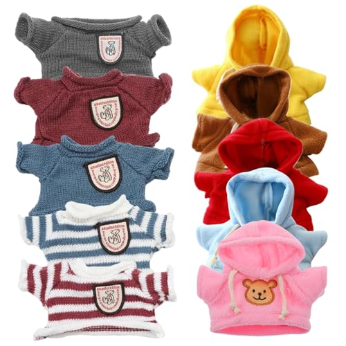 Pesoncarl 10 Stück gefüllte Tierkleidung weiche und Bequeme Teddybärenkleidung und Pullover Cartoon lustige DIY für Stofftiere passen die meisten 6-8 Zoll Bärenspielzeug Pesoncarl 10 Stück gefüllte Tierkleidung weiche und Bequeme Teddybärenkleidung und Pullover Cartoon lustige DIY für Stofftiere passen die meisten 6-8 Zoll Bärenspielzeug von Pesoncarl