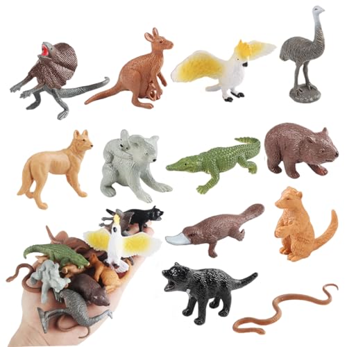Pesoncarl 12pcs Tierfiguren für Kleinkinder, realistische kognitive Tierspielzeug, Simulation australische Figuren, Desktop -Dekorationspädagogikspielzeug für Kinder Jungen Geschenke, Spielzeug Pesoncarl 12pcs Tierfiguren für Kleinkinder, realistische kognitive Tierspielzeug, Simulation australische Figuren, Desktop -Dekorationspädagogikspielzeug für Kinder Jungen Geschenke, Spielzeug von Pesoncarl
