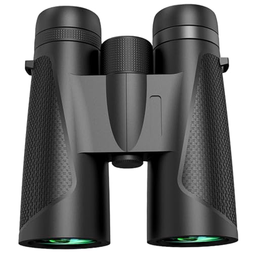 Pesoncarl 12x42 Fernglas, superhelles Fernglas mit großer Nachtsicht mit schwachem Licht, wasserdichte kompakte Jagd nach Vogelbeobachtung, Jagd, Wandern, Konzerten, Sport von Pesoncarl