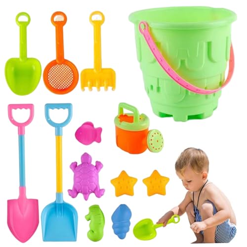 Pesoncarl 13pcs Strandspielzeug für Kinder Sandspielzeug beinhaltet Strandeimer, Sandform, Schaufel, Rechen, Sifter -Schaufeln, Schloss - Eimer und Schaufel, Sport im Freien Pesoncarl 13pcs Strandspielzeug für Kinder Sandspielzeug beinhaltet Strandeimer, Sandform, Schaufel, Rechen, Sifter -Schaufeln, Schloss - Eimer und Schaufel, Sport im Freien von Pesoncarl