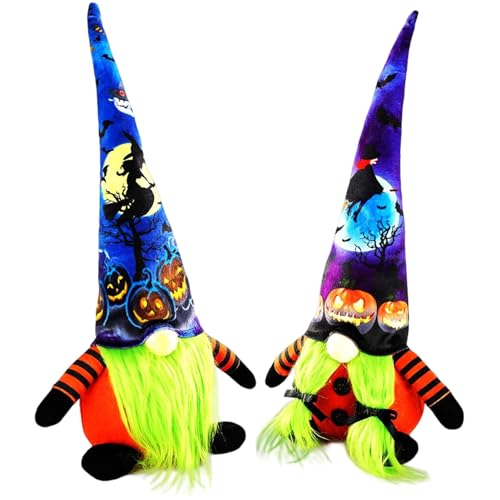Pesoncarl 2pcs Halloween GNOME, weiche süße Cartoon -gesichtslose GNOME Plüsch mit spitzem Hut für Halloween Home Office Dekorationen, 5, 5 x 15 Zoll, weiche Puppen Pesoncarl 2pcs Halloween GNOME, weiche süße Cartoon -gesichtslose GNOME Plüsch mit spitzem Hut für Halloween Home Office Dekorationen, 5, 5 x 15 Zoll, weiche Puppen von Pesoncarl