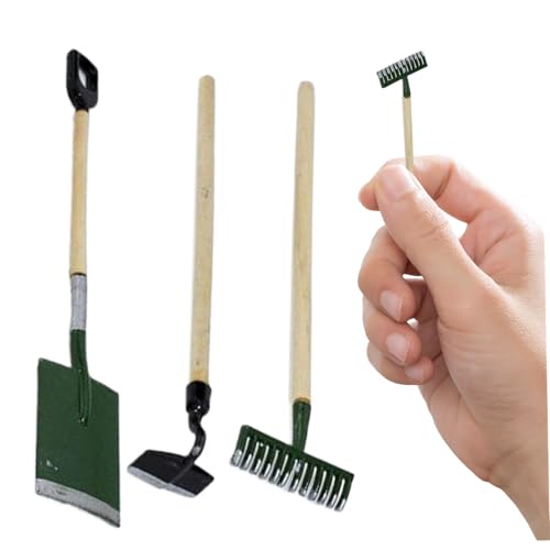 Pesoncarl 3pcs Miniaturgartenwerkzeuge 1/12 Skala Puppenhausgarten Werkzeuge Legierung Miniaturschaufel Rake und Hoe Dollhouse Accessoires, Spielzeug, Spielzeug Pesoncarl 3pcs Miniaturgartenwerkzeuge 1/12 Skala Puppenhausgarten Werkzeuge Legierung Miniaturschaufel Rake und Hoe Dollhouse Accessoires, Spielzeug, Spielzeug von Pesoncarl
