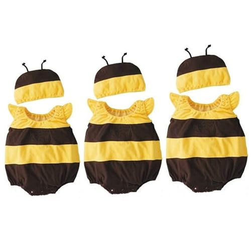 Pesoncarl Babykostüm, Cartoon -Bienenkostüm Kinder mit Hut, ärmelloses Baby -Rollen, Baumwoll -Overall für Maskerade -Party, L, Spielzeug Pesoncarl Babykostüm, Cartoon -Bienenkostüm Kinder mit Hut, ärmelloses Baby -Rollen, Baumwoll -Overall für Maskerade -Party, L, Spielzeug von Pesoncarl