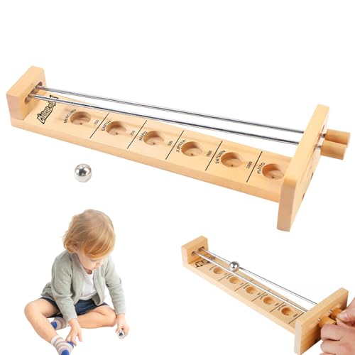 Pesoncarl Catch The Moon -Spiel 11,8 Zoll lustiges Holzspiel mit Metal Ball und Rods Balancing Development Tabletop Games für Kinder Erwachsene, Spielezubehör, Spielezubehör Pesoncarl Catch The Moon -Spiel 11,8 Zoll lustiges Holzspiel mit Metal Ball und Rods Balancing Development Tabletop Games für Kinder Erwachsene, Spielezubehör, Spielezubehör von Pesoncarl