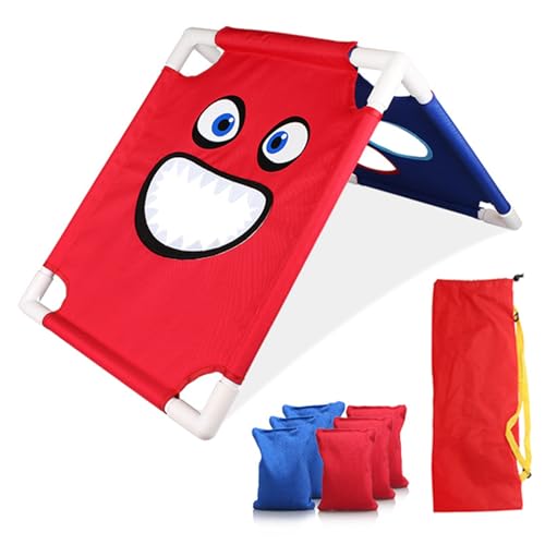 Pesoncarl Cornhole Board Set Big Mund Monster Corn Hole Games für Erwachsene Kinder doppelseitige interaktive Eltern-Kind-Yard-Spiele Familie Outdoor, Sport, Sport Pesoncarl Cornhole Board Set Big Mund Monster Corn Hole Games für Erwachsene Kinder doppelseitige interaktive Eltern-Kind-Yard-Spiele Familie Outdoor, Sport, Sport von Pesoncarl