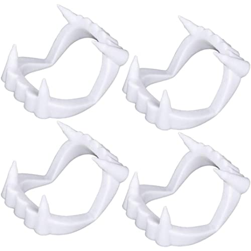 Pesoncarl Cosplay Vampire Zähne Reißzähne Zahnersatz Halloween Party Cosplay Requisiten Scary Halloween Werwolf Zombie Fangs 4 PCs, Kostümzubehör Pesoncarl Cosplay Vampire Zähne Reißzähne Zahnersatz Halloween Party Cosplay Requisiten Scary Halloween Werwolf Zombie Fangs 4 PCs, Kostümzubehör von Pesoncarl