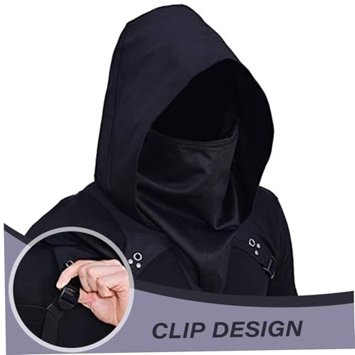 Pesoncarl Cyber Cowl Motorhubsschal, Eingröße Assassine mittelalterliche Kostüm Männer, Winterhalswärmer Kostüm Unisex Umhang für Halloween -Cosplay und tägliche Verschleiß, Spielzeug, Spielzeug Pesoncarl Cyber Cowl Motorhubsschal, Eingröße Assassine mittelalterliche Kostüm Männer, Winterhalswärmer Kostüm Unisex Umhang für Halloween -Cosplay und tägliche Verschleiß, Spielzeug, Spielzeug von Pesoncarl