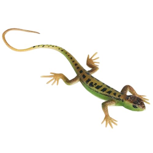 Pesoncarl Echsenspielzeug künstliches Modell Reptilien Lizard Tierspielzeug Figuren Sicherer Plastik Kinderspielzeug für Sammlung Wissenschaft Bildungsreichtum von Pesoncarl