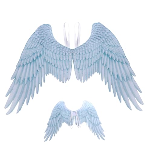 Pesoncarl Engelsflügel für Erwachsene Unisex Free Size Feathers Realistische Halloween Engel Flügel elastische Schultergurt Nicht gewebter Kostüm für Party Cosplay weiße, Kostümzubehör Pesoncarl Engelsflügel für Erwachsene Unisex Free Size Feathers Realistische Halloween Engel Flügel elastische Schultergurt Nicht gewebter Kostüm für Party Cosplay weiße, Kostümzubehör von Pesoncarl