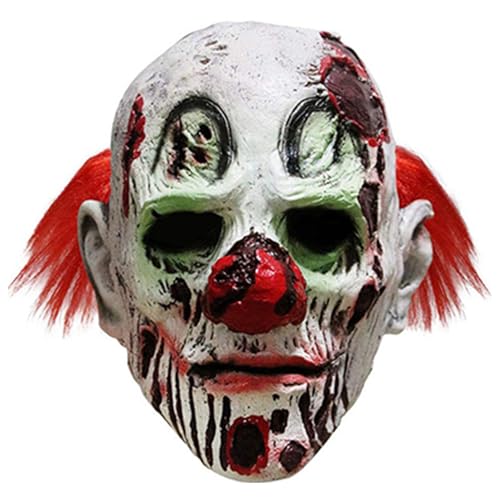 Pesoncarl Halloween -Maske, Horror Gesicht beängstigender böser Clownmaske Volles Gesicht für Erwachsene, Halloween, Trick oder Treat, Karneval, Kostümparty Pesoncarl Halloween -Maske, Horror Gesicht beängstigender böser Clownmaske Volles Gesicht für Erwachsene, Halloween, Trick oder Treat, Karneval, Kostümparty von Pesoncarl