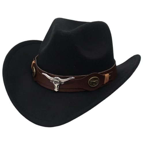 Pesoncarl Hüte für Erwachsene, Cowboyhut, Klassische westliche Bim -Cowboy -Hüte für Frauen, bequemer atmungsaktiver Cowgirl -Hut für Outdoor, Berufe, Angeln, Bühnenperformance Pesoncarl Hüte für Erwachsene, Cowboyhut, Klassische westliche Bim -Cowboy -Hüte für Frauen, bequemer atmungsaktiver Cowgirl -Hut für Outdoor, Berufe, Angeln, Bühnenperformance von Pesoncarl