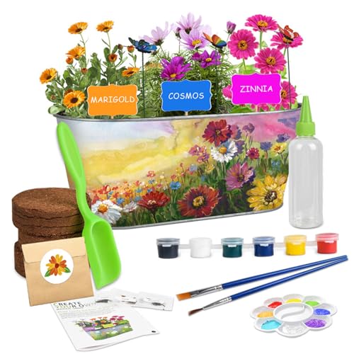 Pesoncarl Kids Gartenset, sicheres und Spaß anregen Kreativität Pflanzenblüten Wachstum Kleinkind Gartenset Set Geburtstagsspielzeug Geschenke für Mädchen Jungen, Keine Samen, Spielzeug Pesoncarl Kids Gartenset, sicheres und Spaß anregen Kreativität Pflanzenblüten Wachstum Kleinkind Gartenset Set Geburtstagsspielzeug Geschenke für Mädchen Jungen, Keine Samen, Spielzeug von Pesoncarl