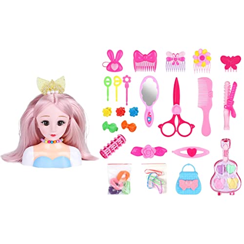 Pesoncarl Kinder Haarstyling Head Doll Girls Haarstyling Puppenkopfspielzeug für Geschenk 24 Prozent, Spielzeug Pesoncarl Kinder Haarstyling Head Doll Girls Haarstyling Puppenkopfspielzeug für Geschenk 24 Prozent, Spielzeug von Pesoncarl