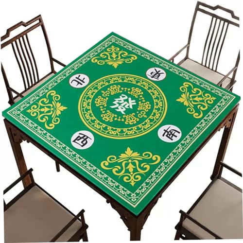 Pesoncarl Mahjong Mat 27.6x27.6 Polyester Mahjong Tischmatte mit klaren Drucken Verblassen-resistent für Tischkartenplatten-Spiele, Style 2, Spielzeug Pesoncarl Mahjong Mat 27.6x27.6 Polyester Mahjong Tischmatte mit klaren Drucken Verblassen-resistent für Tischkartenplatten-Spiele, Style 2, Spielzeug von Pesoncarl