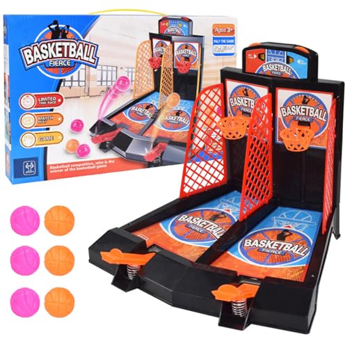 Pesoncarl Mini Basketballspiel, Mehrspieler interaktive Basketballspiele mit Bewertungsgerät, Plastik Tabletop Spiele, Stressindelement Desk Spiele für Kinder und Erwachsene Geschenke Pesoncarl Mini Basketballspiel, Mehrspieler interaktive Basketballspiele mit Bewertungsgerät, Plastik Tabletop Spiele, Stressindelement Desk Spiele für Kinder und Erwachsene Geschenke von Pesoncarl