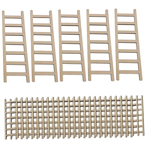 Pesoncarl Mini -Leiter 40pcs 2,4 Zoll kleines Leiterdekor und 5 Stcs 5,9 Zoll Kleinholz für DIY -Handwerk, Feengartenzubehör, Puppenhausdekor, Puppenzubehör Pesoncarl Mini -Leiter 40pcs 2,4 Zoll kleines Leiterdekor und 5 Stcs 5,9 Zoll Kleinholz für DIY -Handwerk, Feengartenzubehör, Puppenhausdekor, Puppenzubehör von Pesoncarl