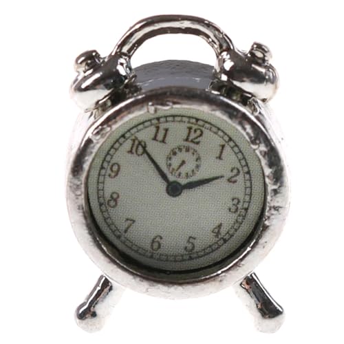 Pesoncarl Miniaturuhr 1/12 Skala Miniatur Wecker Dollhouse Dekoration Zubehör Simulation Alarmpuppenhaus Miniaturen für Home Dekoration, Muster zufällig, Spielzeug Pesoncarl Miniaturuhr 1/12 Skala Miniatur Wecker Dollhouse Dekoration Zubehör Simulation Alarmpuppenhaus Miniaturen für Home Dekoration, Muster zufällig, Spielzeug von Pesoncarl