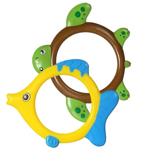 Pesoncarl Poolringe für Kinder tauchen 2pcs niedliche Meerestier -Tauchringe Sommer -Tauch -Unterwasser -Training ABS Schwimmspielzeug, Fisch + Schildkröte, Strandspielzeug Pesoncarl Poolringe für Kinder tauchen 2pcs niedliche Meerestier -Tauchringe Sommer -Tauch -Unterwasser -Training ABS Schwimmspielzeug, Fisch + Schildkröte, Strandspielzeug von Pesoncarl