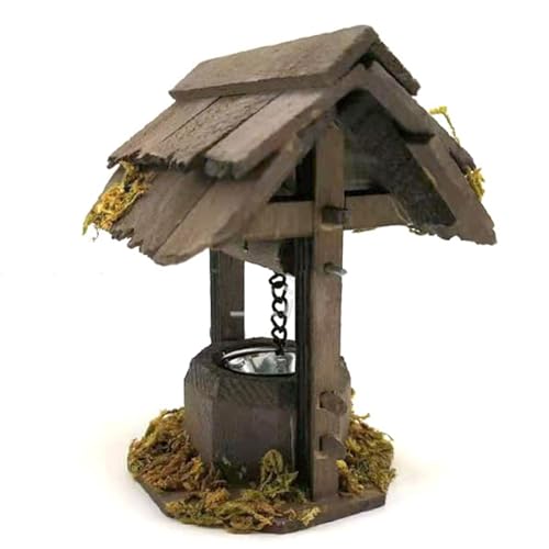 Pesoncarl Puppenhauszubehör, Holz 1:12 Dollhouse Möbelkorridor gut mit rotierenden Griff, Heben und Anheben von Eimer, 1:12 Scale Accessoires für Dollhouse Decor Pesoncarl Puppenhauszubehör, Holz 1:12 Dollhouse Möbelkorridor gut mit rotierenden Griff, Heben und Anheben von Eimer, 1:12 Scale Accessoires für Dollhouse Decor von Pesoncarl
