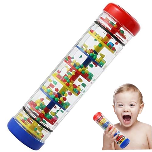 Pesoncarl Regenmacher 8 Zoll lustiger Regenstick Baby Spielzeug Rassel Röhrchen Rainmaker Spielzeug Baby Plastik Musik Sensorisches auditorisches Instrument, Spielzeug Pesoncarl Regenmacher 8 Zoll lustiger Regenstick Baby Spielzeug Rassel Röhrchen Rainmaker Spielzeug Baby Plastik Musik Sensorisches auditorisches Instrument, Spielzeug von Pesoncarl
