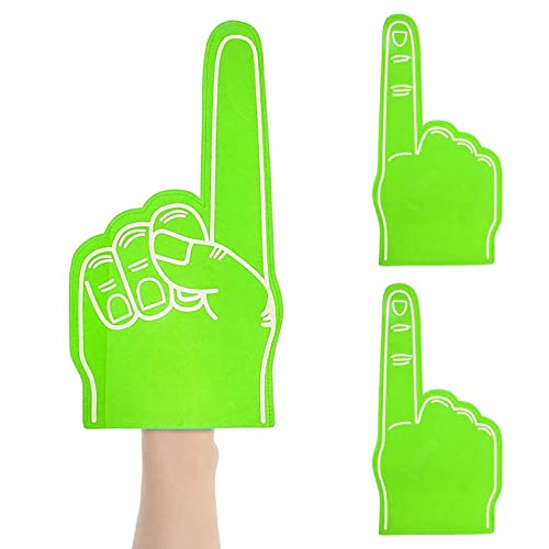 Pesoncarl Riesiger Schaumfinger 18 Zoll Schaumhand -Cheerleading -Finger für Sport Guy School Sport Games Party Lieferungen 3pcs grün, Spielzeug Pesoncarl Riesiger Schaumfinger 18 Zoll Schaumhand -Cheerleading -Finger für Sport Guy School Sport Games Party Lieferungen 3pcs grün, Spielzeug von Pesoncarl