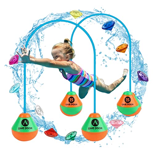 Pesoncarl Schwimmspielzeug für Kinder -Tauch -Tür -Tauchspielzeug Unterwasser -Tauchtür durch den Poolring für Wasserspiel 1,5 m*5 cm 12pcs, Strandspielzeug Schwimmen Pesoncarl Schwimmspielzeug für Kinder -Tauch -Tür -Tauchspielzeug Unterwasser -Tauchtür durch den Poolring für Wasserspiel 1,5 m*5 cm 12pcs, Strandspielzeug Schwimmen von Pesoncarl