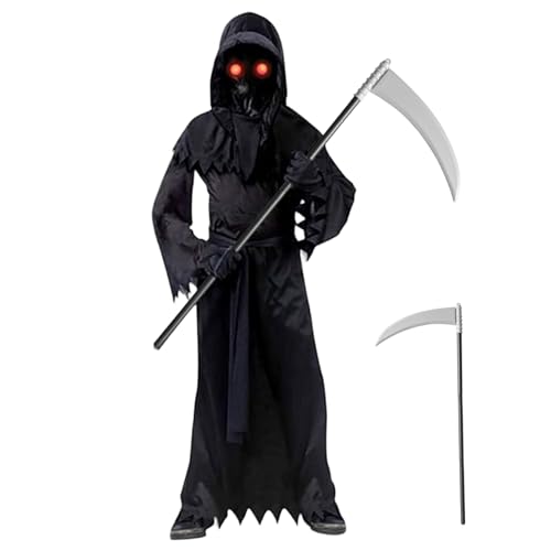 Pesoncarl Sense Scythe, 39 Long Sensen -Reaper -Kostüm, abnehmbare leichte Plastikspielzeugwaffen für Halloween -Requisiten Cosplay Party Dress Up, Halloween 2025 von Pesoncarl