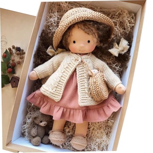 Pesoncarl Stoffpuppe mit Geschenkbox 11x2x5 Ragdoll mit Hut, Tasche, Schuhen und mehr Dekoration süße ausgestopfte Babypuppenspielzeug für Babys und Kleinkinder ideale Weihnachtsgeburtstag Geschenke Pesoncarl Stoffpuppe mit Geschenkbox 11x2x5 Ragdoll mit Hut, Tasche, Schuhen und mehr Dekoration süße ausgestopfte Babypuppenspielzeug für Babys und Kleinkinder ideale Weihnachtsgeburtstag Geschenke von Pesoncarl