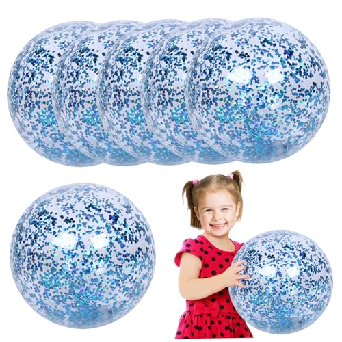 Pesoncarl Strandbälle 6PCS Glitter Beach Ball mit Inflator 24 '' aufblasbaren Bällen Pool mit funkelnden Konfetti -Pool -Spielzeug für Sommerparty -Gefälligkeiten blau, Spielzeug Pesoncarl Strandbälle 6PCS Glitter Beach Ball mit Inflator 24 '' aufblasbaren Bällen Pool mit funkelnden Konfetti -Pool -Spielzeug für Sommerparty -Gefälligkeiten blau, Spielzeug von Pesoncarl