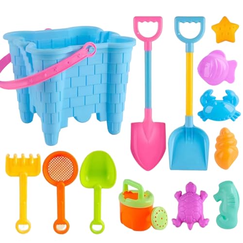 Pesoncarl Strandspielzeug 13 Stcs/Set Sand Toys Sand Castle umfasst Eimer, Schaufeln, kleine Rakes & Formen, Strandsandkastenreisen für Kinder 4 bis 6 Jahre alt Pesoncarl Strandspielzeug 13 Stcs/Set Sand Toys Sand Castle umfasst Eimer, Schaufeln, kleine Rakes & Formen, Strandsandkastenreisen für Kinder 4 bis 6 Jahre alt von Pesoncarl