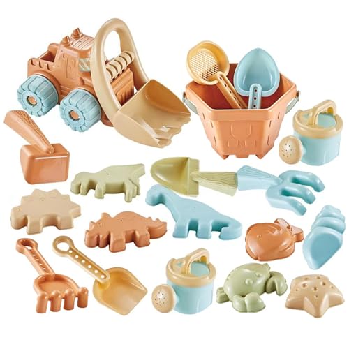 Pesoncarl Strandspielzeug Kinder Sandgrubenspielzeug mit Strandschaufel Muldenkipper Spielzeug 19pcs Sandschaufel Rake Animal Form für Kinderspielzeug, Sport im Freien Pesoncarl Strandspielzeug Kinder Sandgrubenspielzeug mit Strandschaufel Muldenkipper Spielzeug 19pcs Sandschaufel Rake Animal Form für Kinderspielzeug, Sport im Freien von Pesoncarl