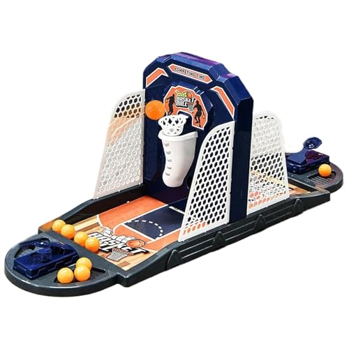 Pesoncarl Tabletop Basketballspiel, Kinder Basketball Schießspiel mit Basketballplatz, Move Basket, Light und Score Speak Sports Novel Toy Basketball Geschenke für Männer Pesoncarl Tabletop Basketballspiel, Kinder Basketball Schießspiel mit Basketballplatz, Move Basket, Light und Score Speak Sports Novel Toy Basketball Geschenke für Männer von Pesoncarl
