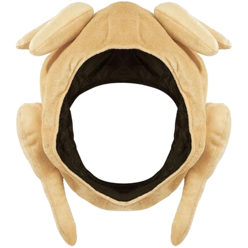 Pesoncarl Truthahnhut, süßer weicher Samt Tierhut, 9, 5 -Zoll -Truthahnkostüm für Thanksgiving Halloween Carnival Cosplay Party Pesoncarl Truthahnhut, süßer weicher Samt Tierhut, 9, 5 -Zoll -Truthahnkostüm für Thanksgiving Halloween Carnival Cosplay Party von Pesoncarl
