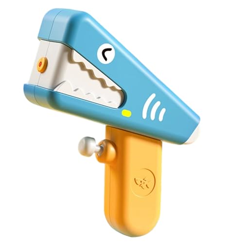 Pesoncarl Wasserpistolen für Kinder 3+, niedliche Haiform Wasserpistole, Lange Schießstand Pressetyp Wasserwaffe für Outdoor Strand Sommerpool Geschenke, Blau Pesoncarl Wasserpistolen für Kinder 3+, niedliche Haiform Wasserpistole, Lange Schießstand Pressetyp Wasserwaffe für Outdoor Strand Sommerpool Geschenke, Blau von Pesoncarl