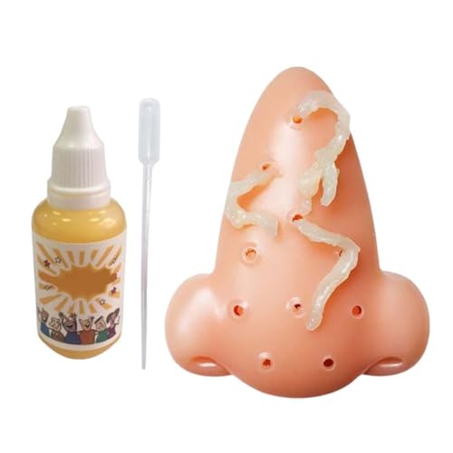 Pimple Pop Toy Squeeze Acne Spielzeug, Nasenpickel Poping Toy Stress Relief Neuheit Spielzeug mit 30 ml Additive Lösung, Squeeze Spielzeug von Pesoncarl