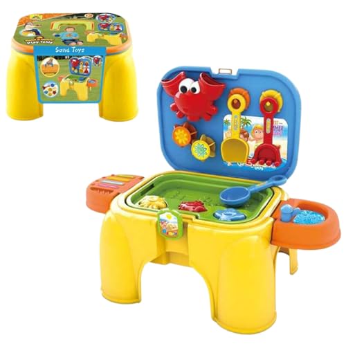 Sand- und Wassertisch, sicherer Plastik -Sensory -Tisch, Kinder Kleinkind Wasser, tragbares Strandspielzeug für den Sommer im Hinterhof Klassenzimmer im Innenbereich im Freien, Spielzeug, Spielzeug, von Pesoncarl