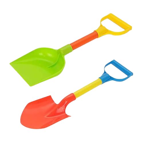 Sandspielzeug, Kinder Schneeschaufel Set Plastiksand Scoop Gartenspielzeug mit Griff zufälliger Farbe 2pcs Sandspielzeug, Kinder Schneeschaufel Set Plastiksand Scoop Gartenspielzeug mit Griff zufälliger Farbe 2pcs von Pesoncarl
