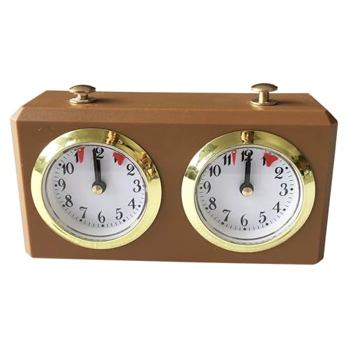 Schachuhr, professioneller mechanischer Schachtimer mit Timing -Startknopf, 6x4x2 Analog tragbarer Uhr Timer für Board International, Spielzeug, Spielzeug Schachuhr, professioneller mechanischer Schachtimer mit Timing -Startknopf, 6x4x2 Analog tragbarer Uhr Timer für Board International, Spielzeug, Spielzeug von Pesoncarl