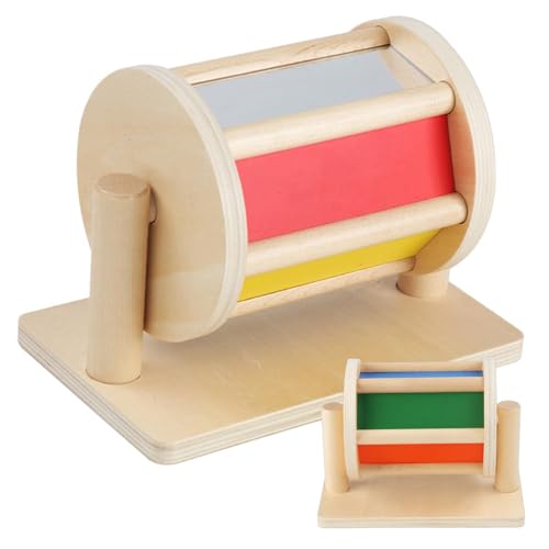 Spinning Drum Baby Spielzeug für 0-3-Jährige Safe Spinning Rainbow Baby Toy Hölzer Spinner Leichte Trommel mit klarem Spiegel 8.2x5.1x6.1 in, Musikinstrumente Spinning Drum Baby Spielzeug für 0-3-Jährige Safe Spinning Rainbow Baby Toy Hölzer Spinner Leichte Trommel mit klarem Spiegel 8.2x5.1x6.1 in, Musikinstrumente von Pesoncarl