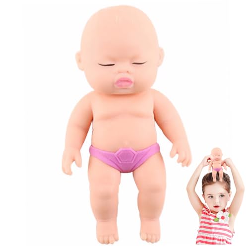Stress Puppe niedlich TPR Squeeze Toy Nicht-Stick tragbarer realistischer Stressabbauspielzeug 2,8 x 5,51 Zoll belastbarer Spielzeug für Erwachsene Kinder, zufällige Farbe, Neuheit Gag Toys Stress Puppe niedlich TPR Squeeze Toy Nicht-Stick tragbarer realistischer Stressabbauspielzeug 2,8 x 5,51 Zoll belastbarer Spielzeug für Erwachsene Kinder, zufällige Farbe, Neuheit Gag Toys von Pesoncarl